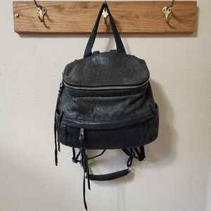 Rebecca Minkoff Black Leather Backpack